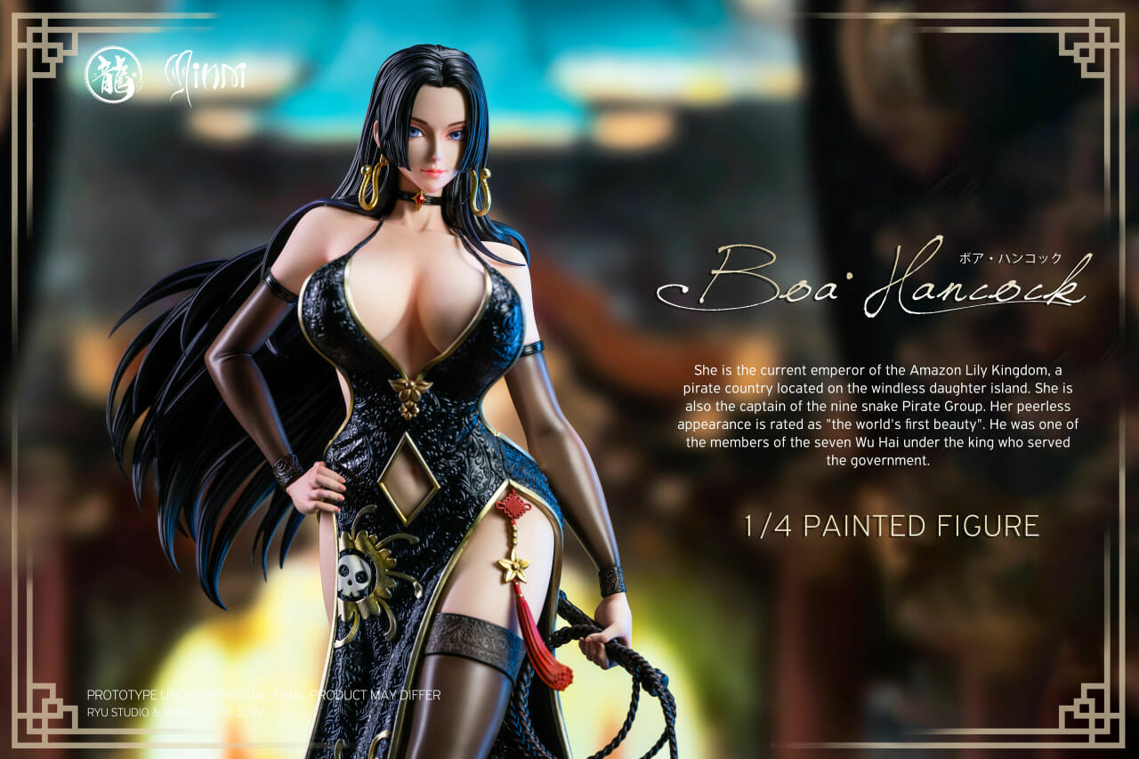 Long Studio [18+] One Piece Boa Hancock 14 GK Statue Black Dress Silicone  Ver. - Sugo Toys | Australian Premium Collectable Store